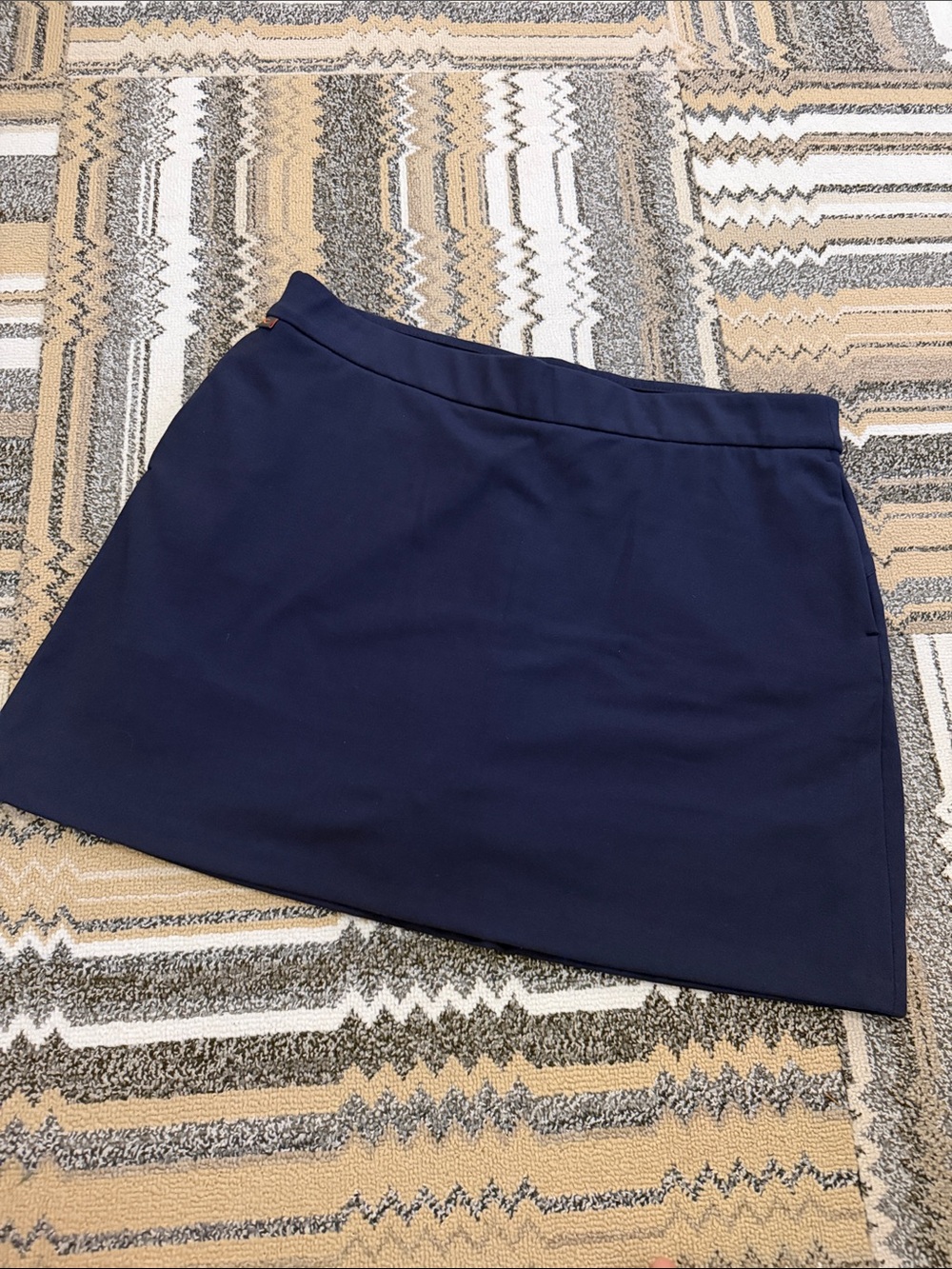 Kjus Classic Navy Women's A-Line golf Skirt skort size 40 L 10 EUC